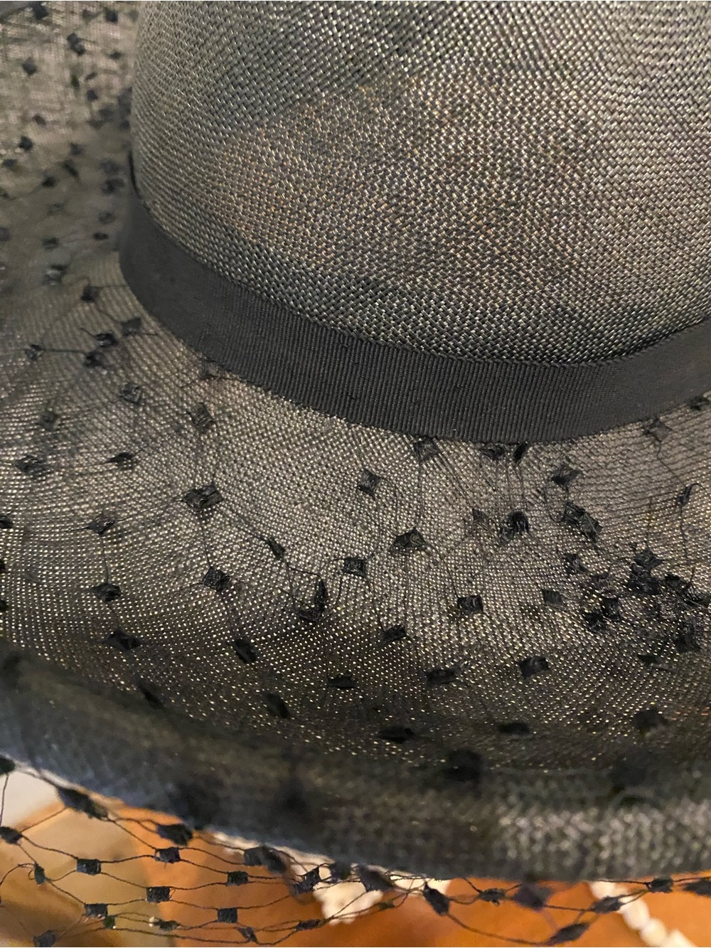 Vintage Pierce Black Veiled Cocktail Hat - Women's Accessories - Picture 3 of 9